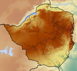 Location map/data/Zimbabwe/doc is located in Zimbabwe