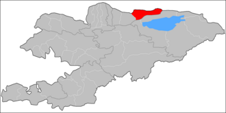Kemin tumani xaritada