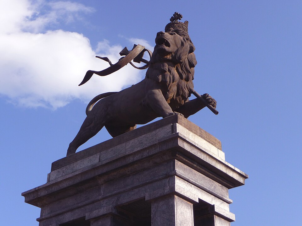 Fayl:Judský lev, Addis Abeba.jpg