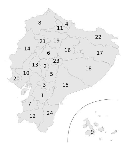 Fayl:Ecuador provinces-numbers.svg