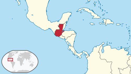 Location of Gvatemala info