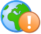 Globe icon.