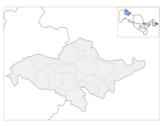 Andijon viloyati, Xarita