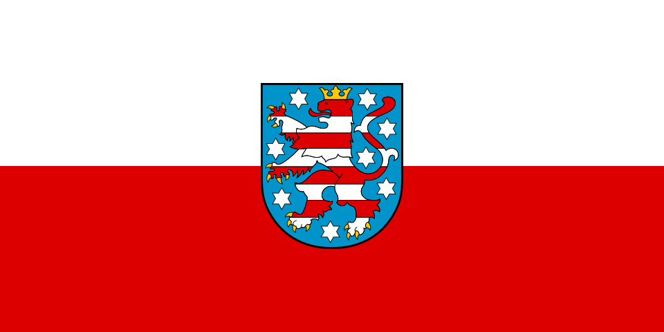 Fayl:Flag of Thuringia (state).svg