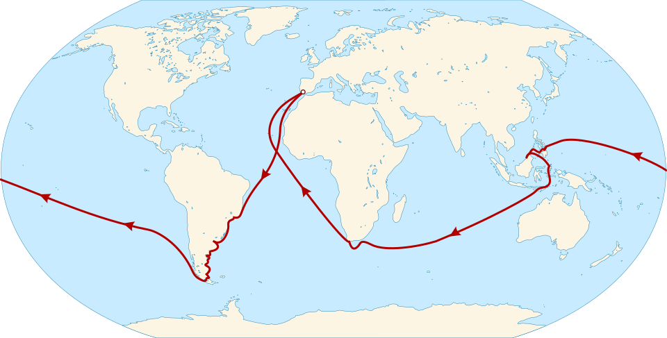 Fayl:First circumnavigation simplified.svg