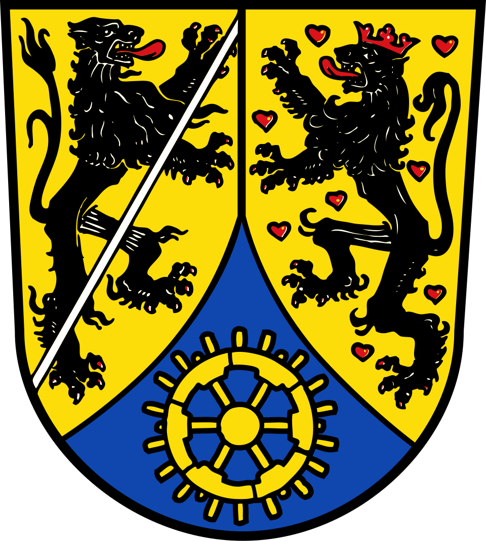 Fayl:Wappen des Landkreises Kronach.svg