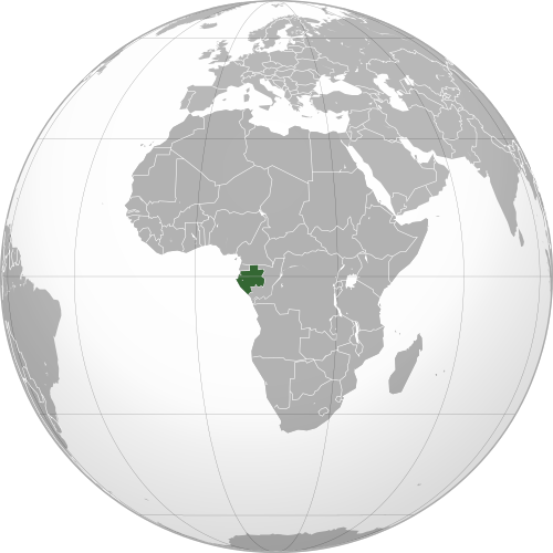 Location of Gabon
