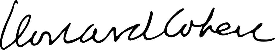 Fayl:Leonard Cohen signature.svg