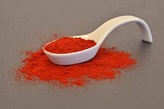 Dudlangan paprika, ispan tilida pimentón deb ataladi