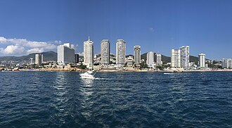 Acapulco panoramic skyline