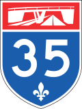 Autoroute 35 marker