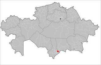 Tulkibosh tumani xaritada