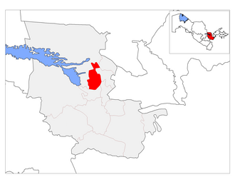 Arnasoy tumani xaritada