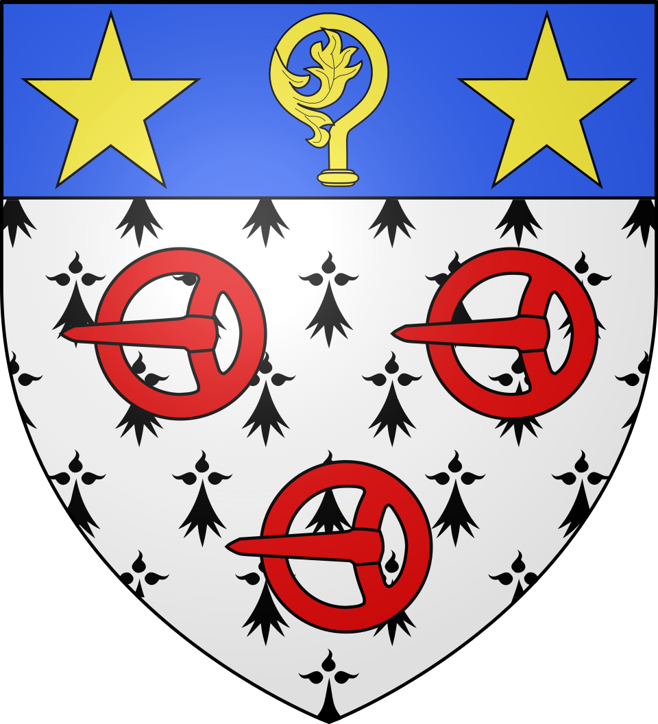 Fayl:Blason ville fr Ouzouer-le-Doyen (LoirCher).svg