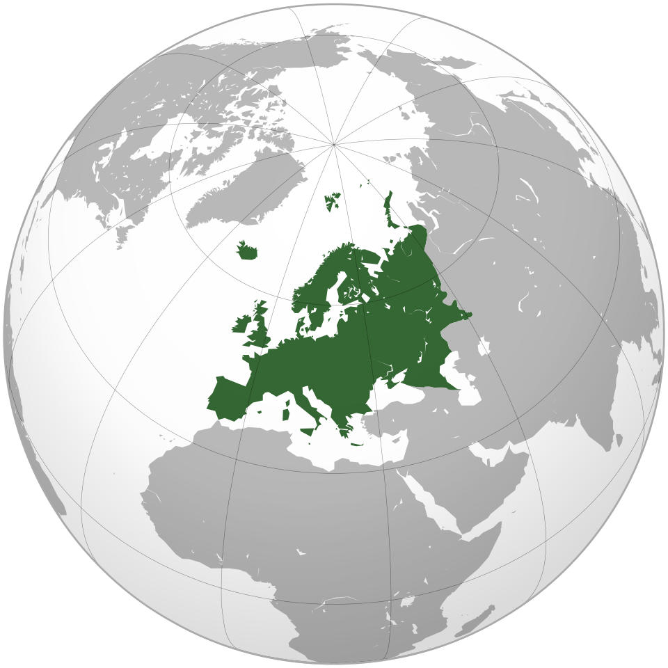 Fayl:Europe (orthographic projection).svg