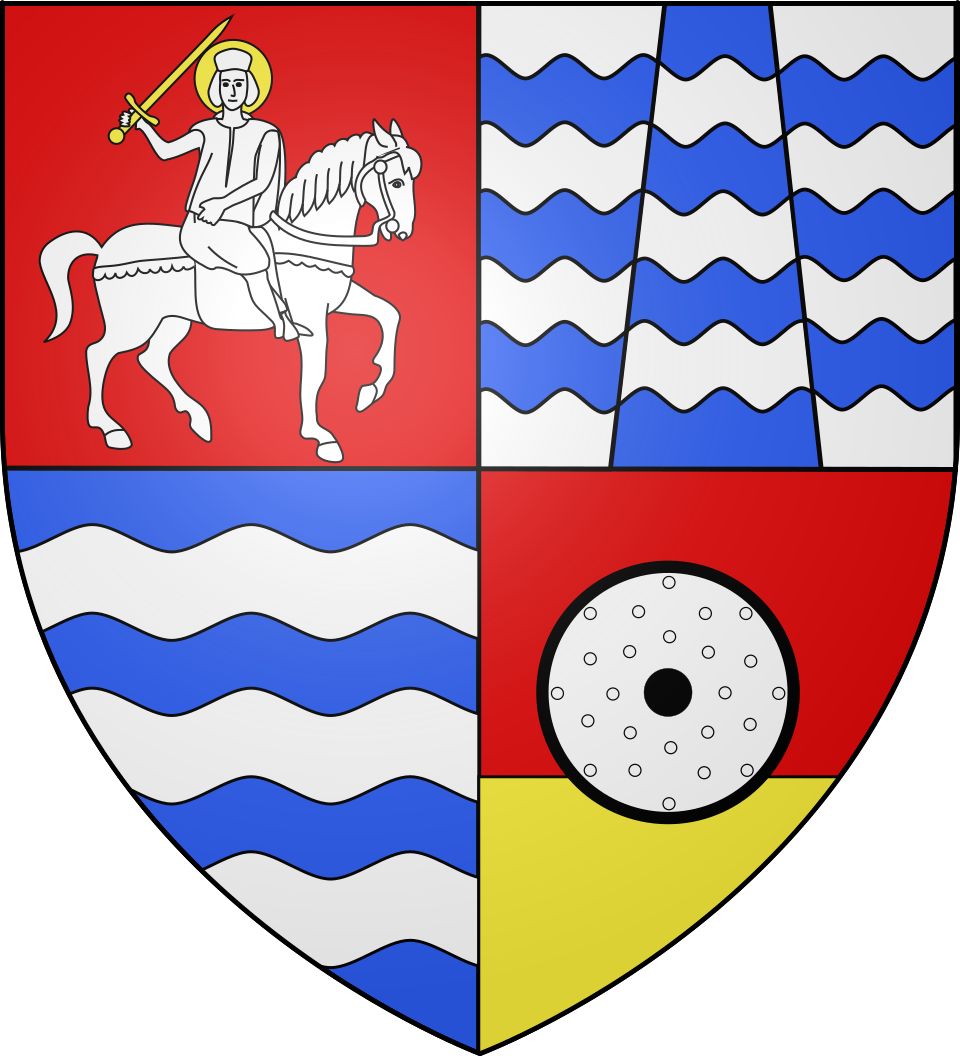 Fayl:Blason ville fr Saint-Vulbas (Ain).svg