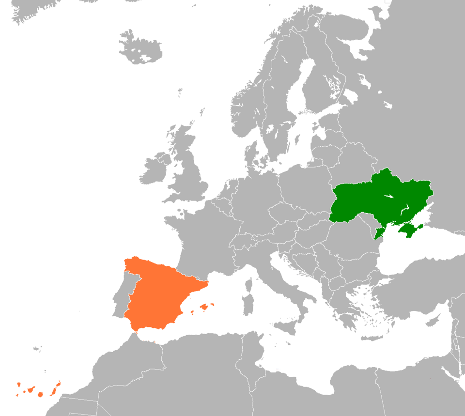 Fayl:Spain Ukraine Locator.png