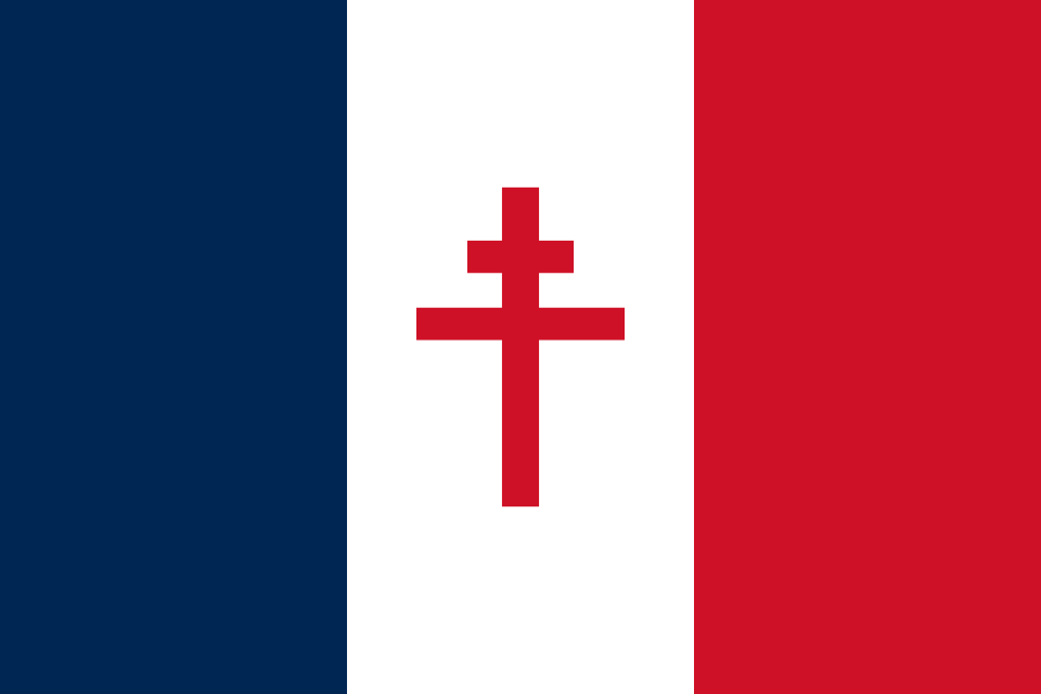 Fayl:Flag of Free France (1940-1944).svg