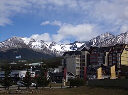 Skyline of Ushuaia