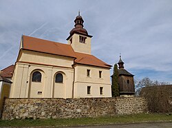 Skyline of Záboří nad Labem