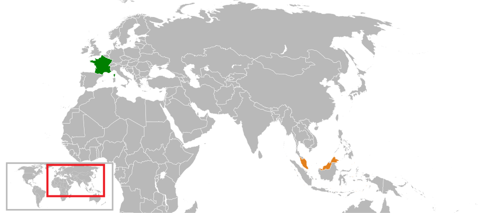 Fayl:France Malaysia Locator.svg