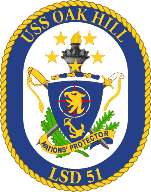 Fayl:USS Oak Hill LSD-51 Crest.png