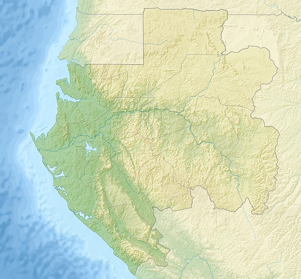 Fayl:Gabon relief location map.jpg