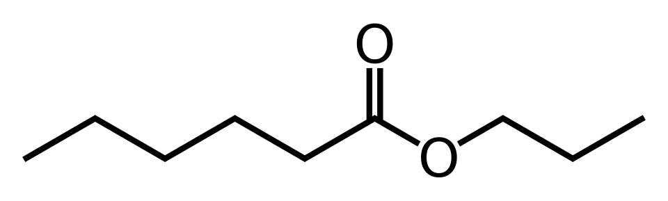 Fayl:Propyl-hexanoate.svg