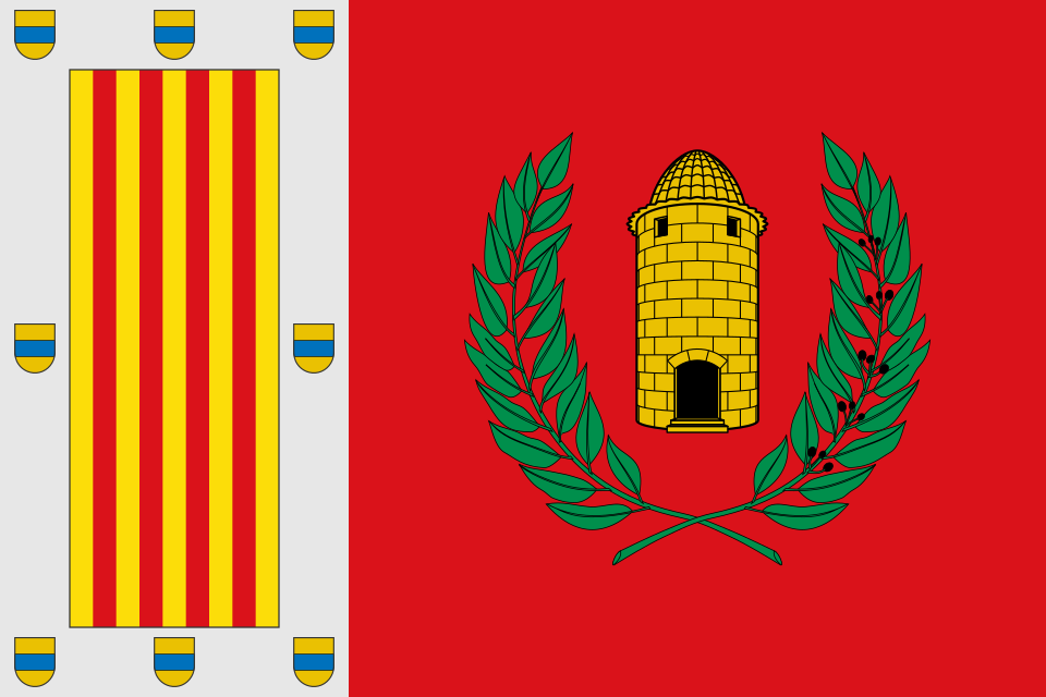 Fayl:Bandera de Caudiel.svg