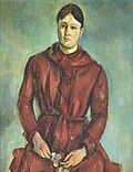 Madame Cézanne in a Red Dress c. 1890–1894 São Paulo Museum of Art
