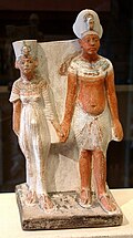 Akhenaten va Nefertiti haykalchalari