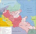 1333–1370-yillardagi Polsha va Litva xaritasi