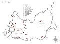 Map of Acrocorinth