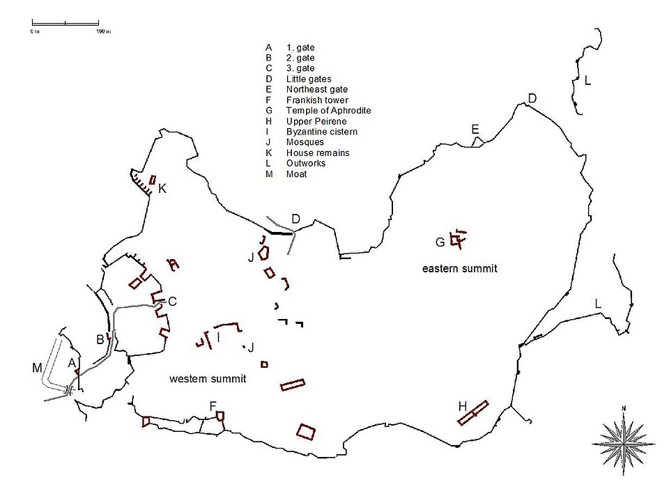 Fayl:Acrocorinth map (EN).jpg
