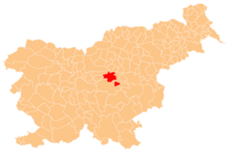 Zagorje ob Savi munitsipaliteti xaritasi