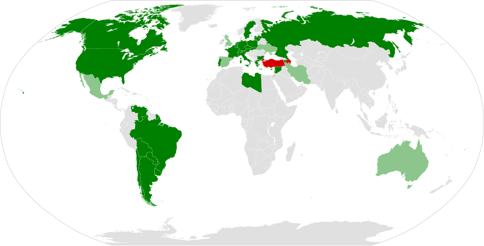 Fayl:Nations recognising the Armenian Genocide.svg