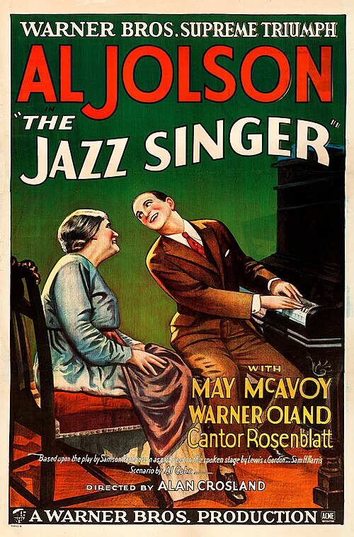 Fayl:The Jazz Singer 1927 Poster.jpg