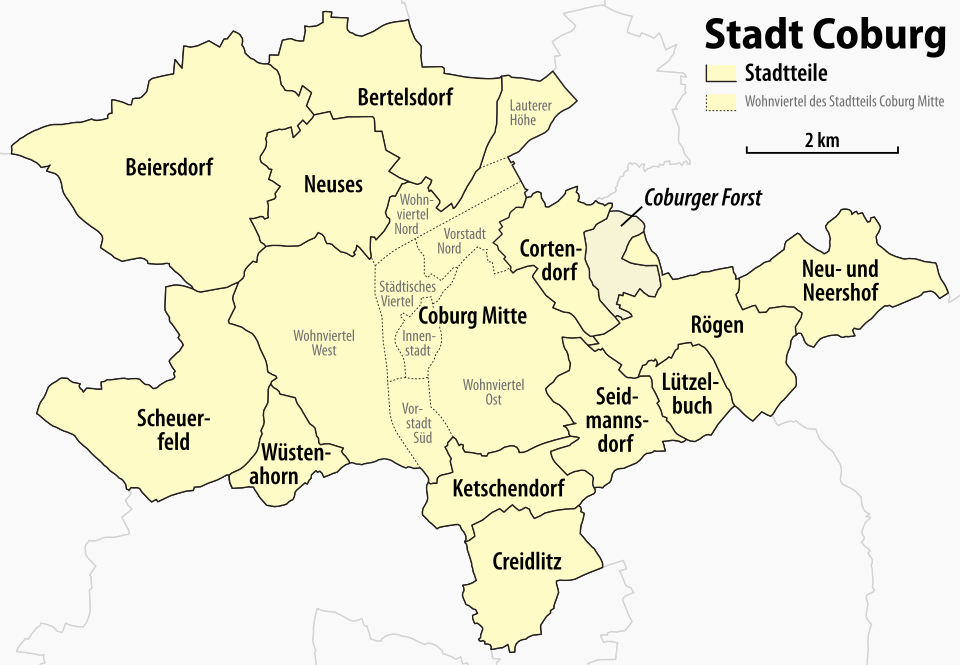 Fayl:Karte Stadtgliederung Coburg.svg