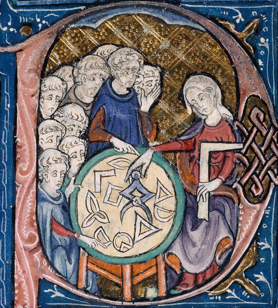 Fayl:Woman teaching geometry.jpg