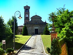 Skyline of Cerreto d'Asti