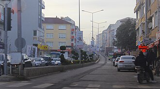 Fatih Street, the main road of Havsa