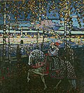 Couple on Horseback (tarjimasi „Ot ustidagi juftlik“), 1906—1907, Lenbachhaus, Myunxen