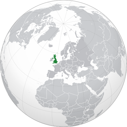 Location of Birlashgan Qirollik