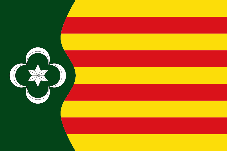 Fayl:Bandera de Pardines.svg