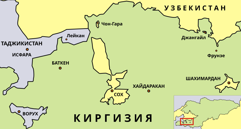 Fayl:Enclaves in Kyrgyzstan RU.svg