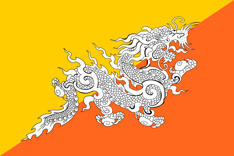 Fayl:Flag of Bhutan alternate.svg