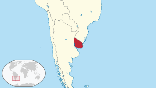 Location of Urugvay
