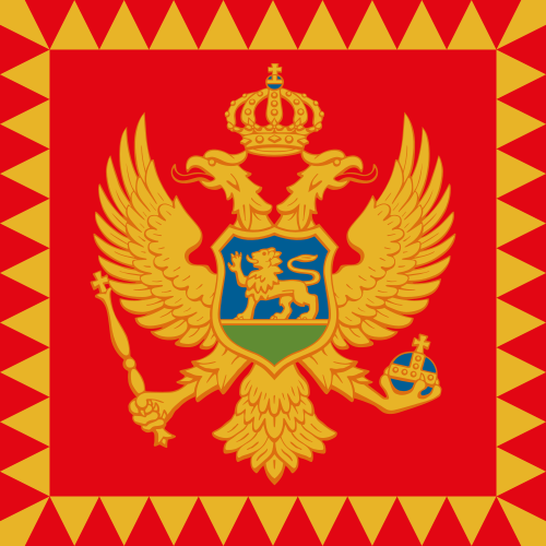 Fayl:Presidential Standard of Montenegro.svg