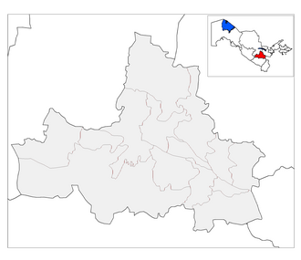 Samarqand viloyati, Xarita