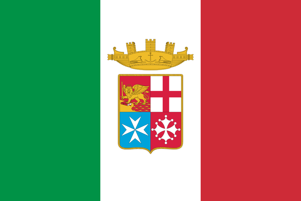 Fayl:Naval ensign of Italy.svg